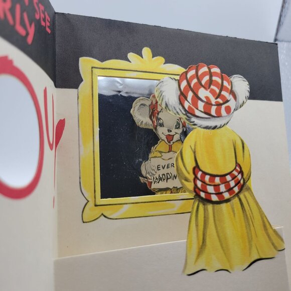 Vintage Funs A Poppin Birthday Card With Pop-Up & Mirror Feature - Picture 3 of 5
